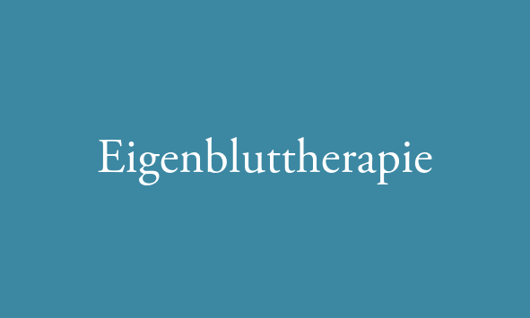 Eigenbluttherapie