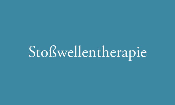 Stoßwellentherapie